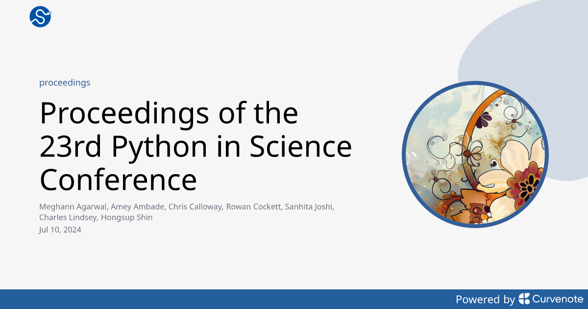 Proceedings of the 23rd Python in Science Conference - SciPy Proceedings